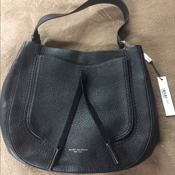 Marc Jacobs Handbags - Black Leather Maverick Hobo By Marc Jacobs
